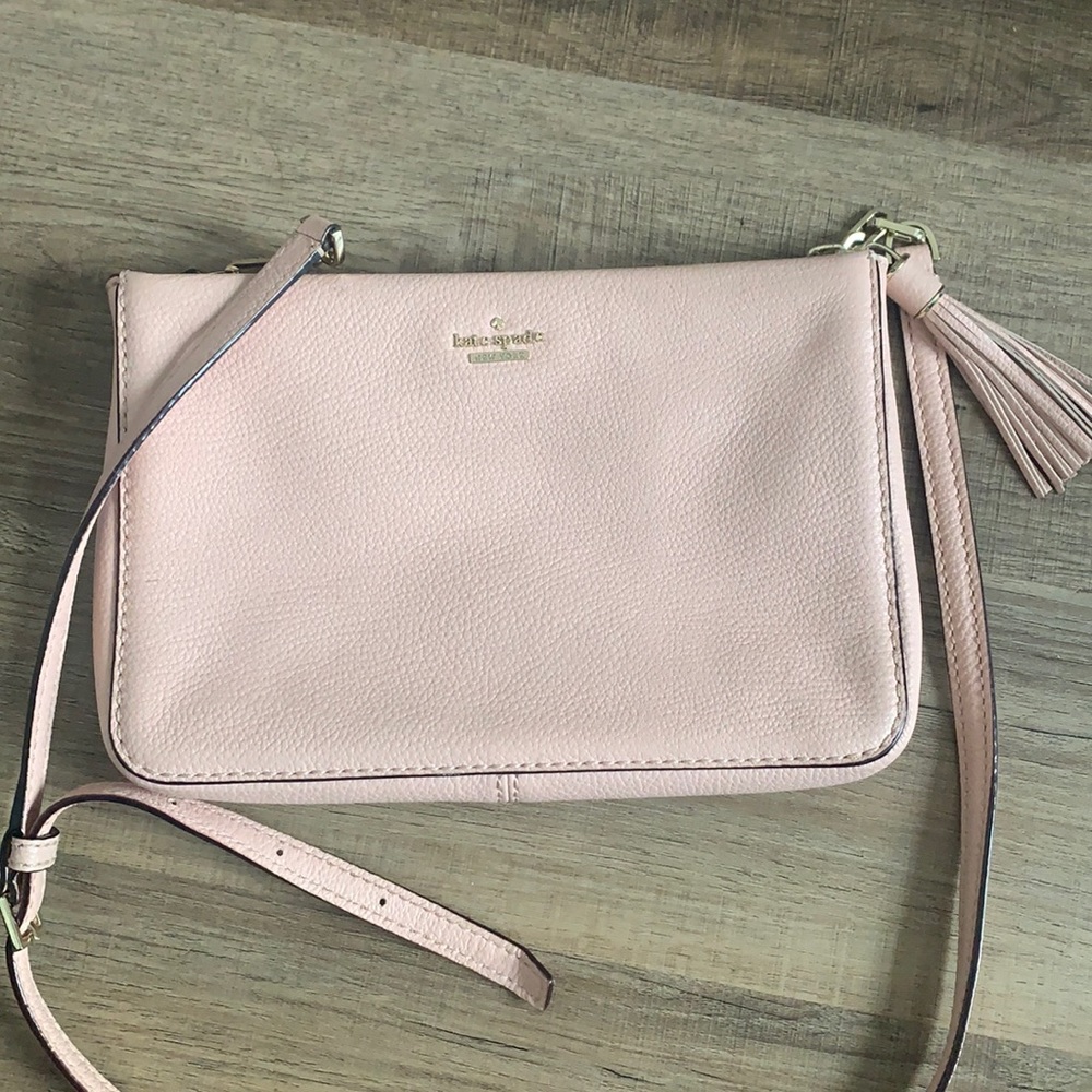 Light pink adjustable Kate spade purse
